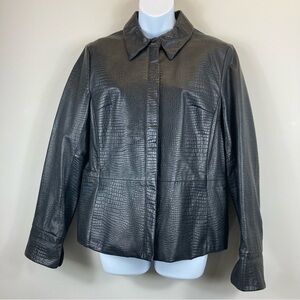 Apostrophe Vintage Genuine Leather Jacket Size 12